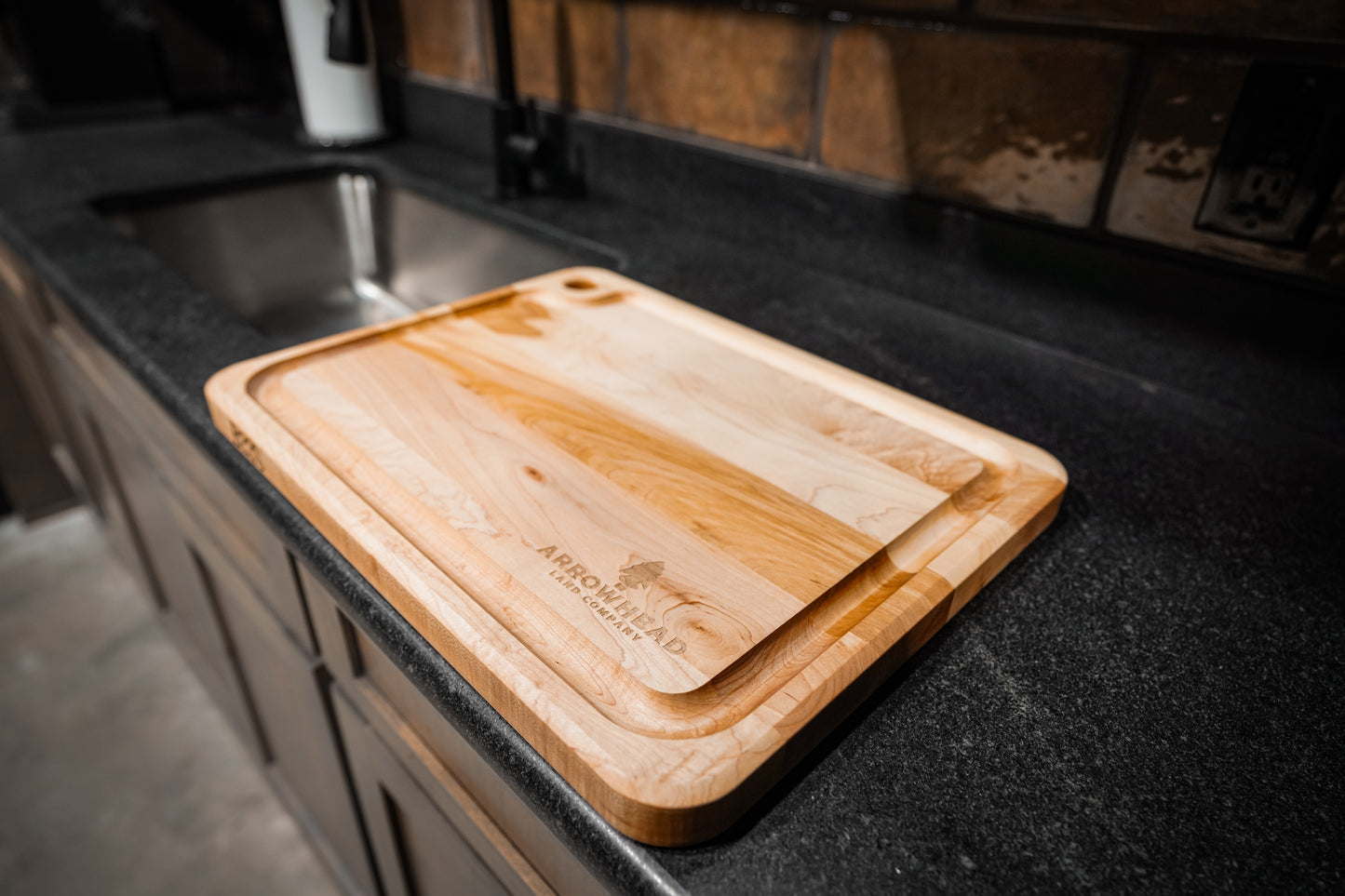 John Boos Cutting & Carving Board w/ Drip Ring, Reversible