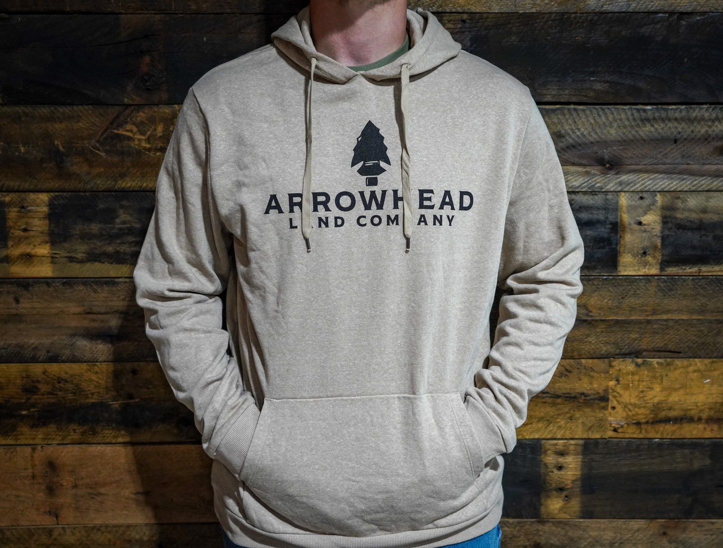 Arrowhead Logo Hoodie - Desert Tan Heather