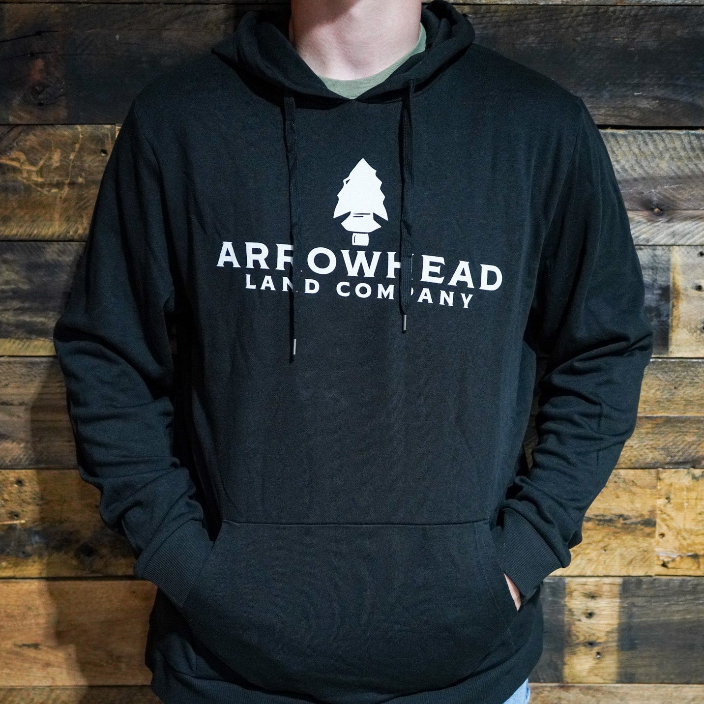 Arrowhead Logo Hoodie - Black
