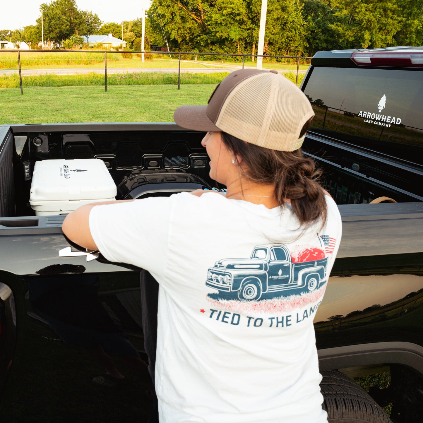TIED TO THE LAND Short Sleeve Pocket Tee