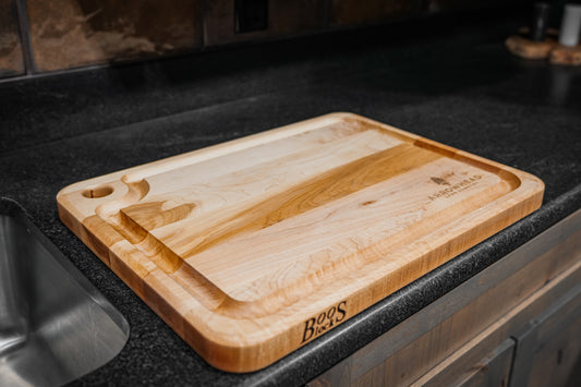 John Boos Cutting & Carving Board w/ Drip Ring, Reversible