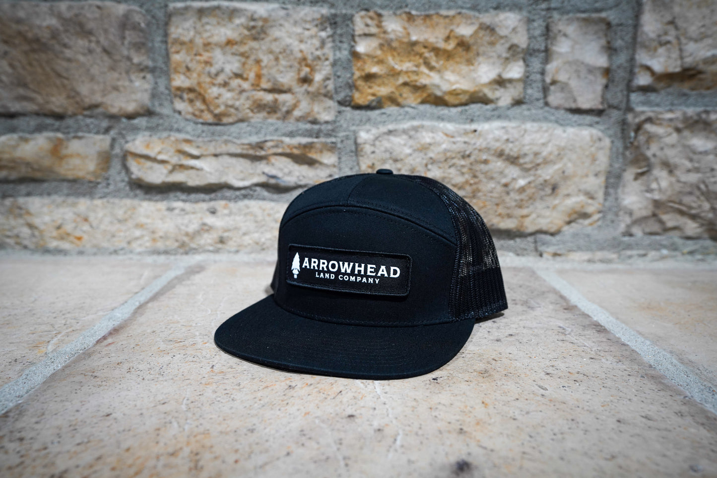 Woven Patch 7 Panel Hat