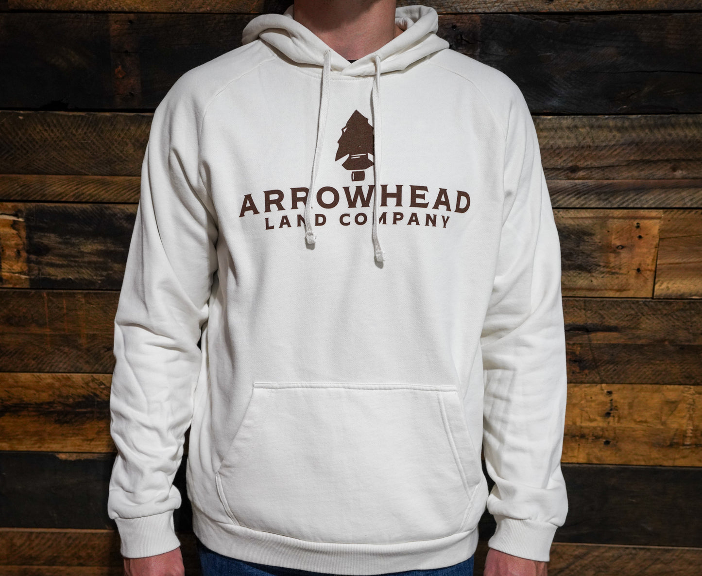 Arrowhead Logo Hoodie - Gardenia