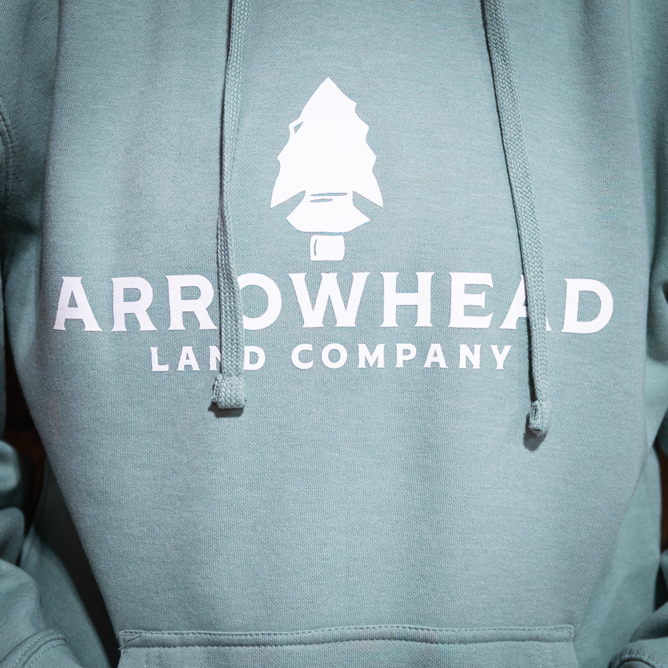 Arrowhead Logo Hoodie - Dusty Sage