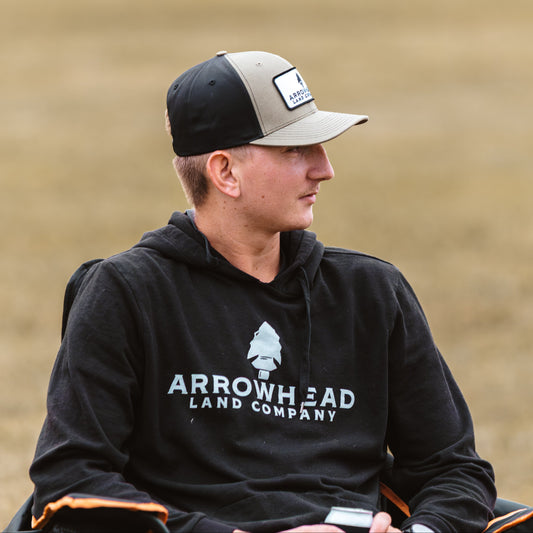 Arrowhead Logo Hoodie - Black