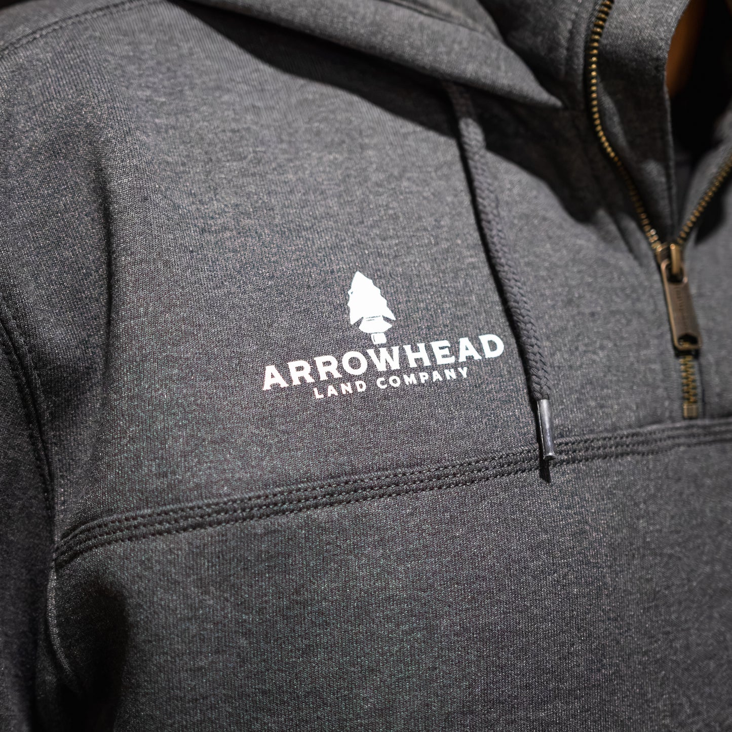 AHLC LOGO - Carhartt Rain Defender Paxton Heavyweight Hooded Zip Mock Sweatshirt