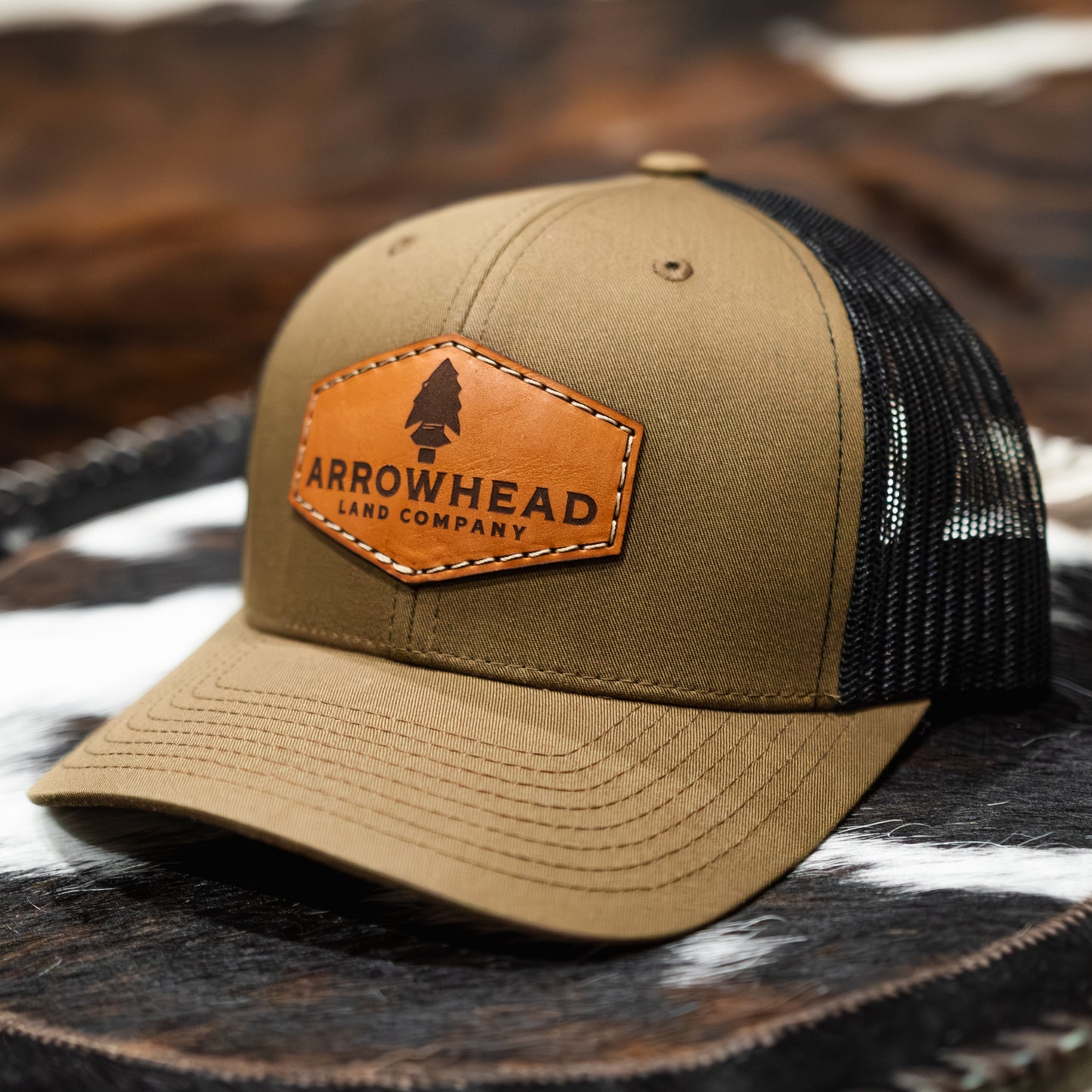 Leather Patch Hats