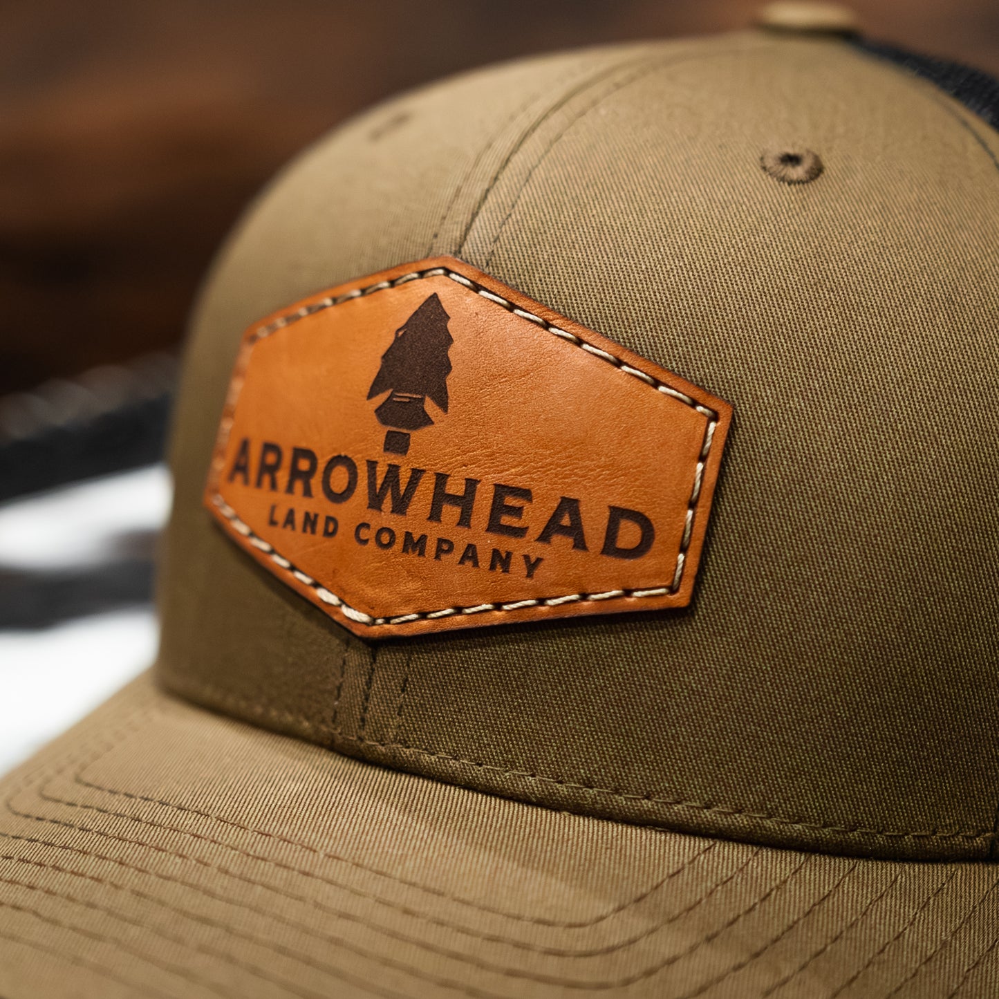 Leather Patch Hats