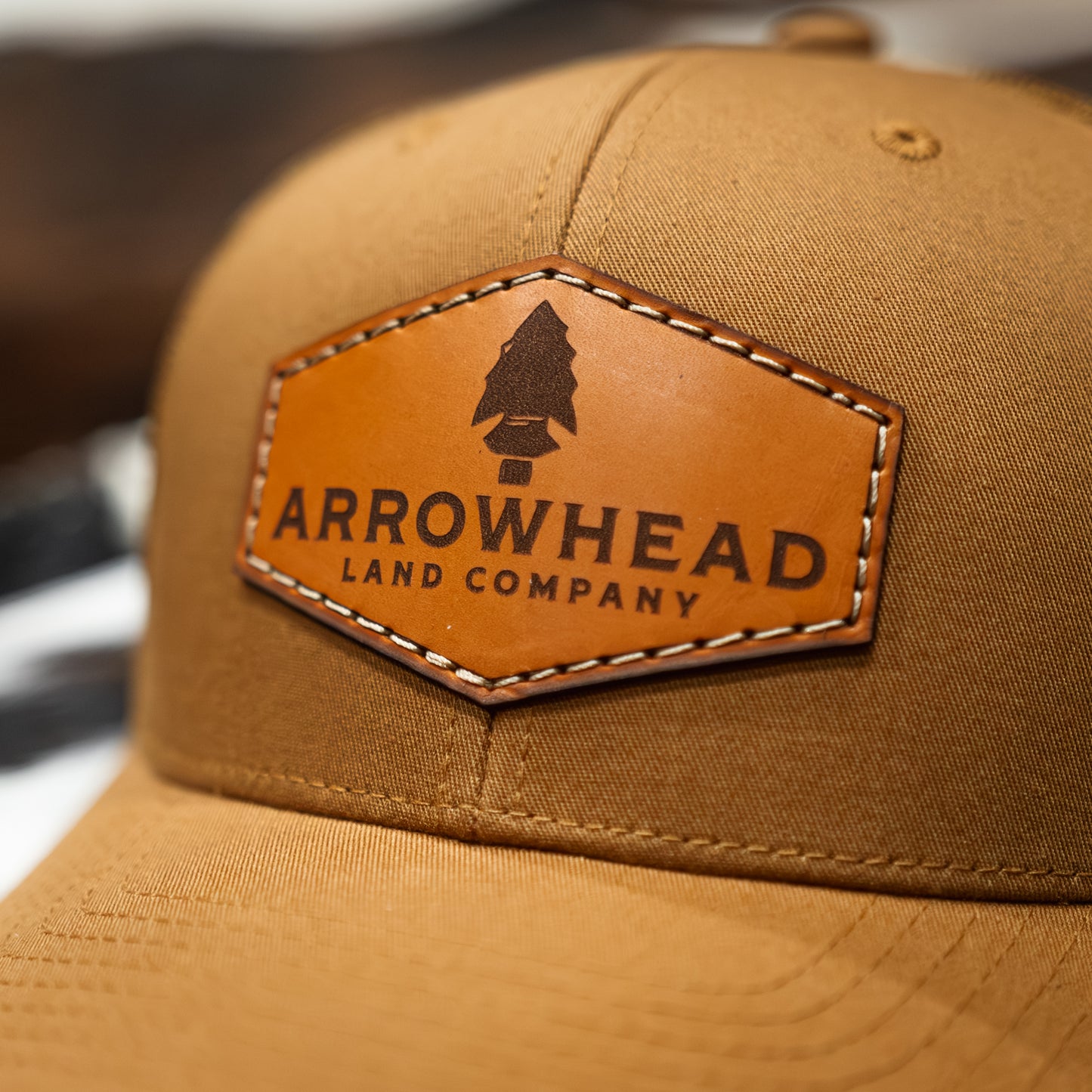 Leather Patch Hats