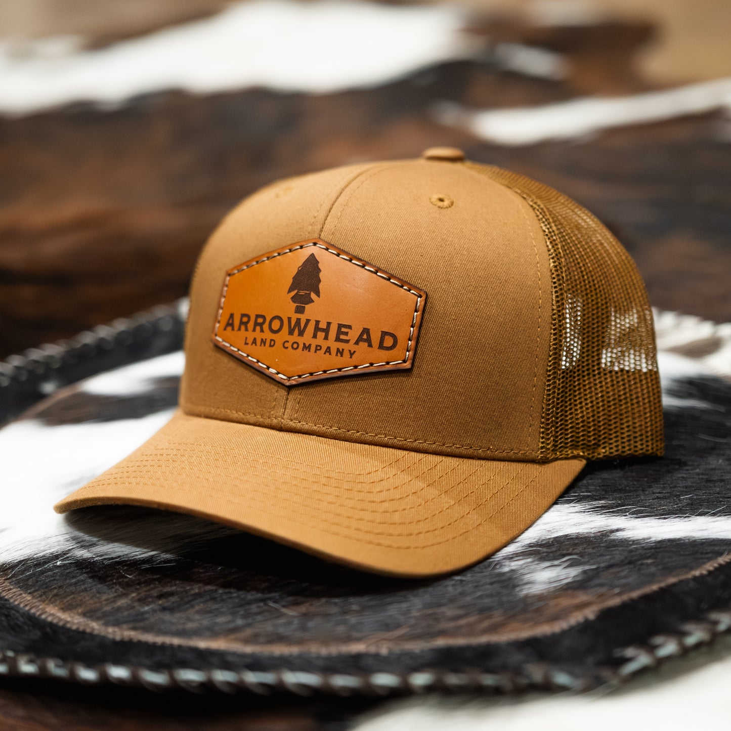 Leather Patch Hats